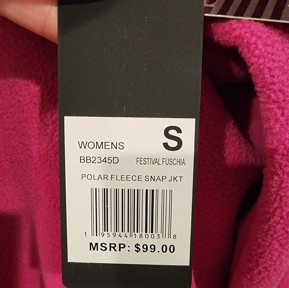 Nwt Bebe Jacket Small and Medium Festival Fuschia - Picture 8 of 15